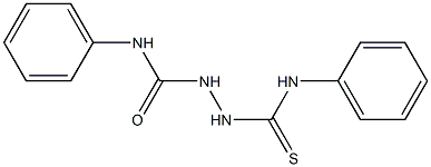 2-(anilinocarbothioyl)-N-phenyl-1-hydrazinecarboxamide Struktur