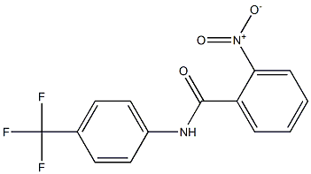 2-nitro-N-[4-(trifluoromethyl)phenyl]benzamide Struktur