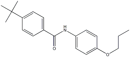 4-(tert-butyl)-N-(4-propoxyphenyl)benzamide Struktur