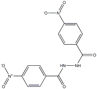 4-nitro-N'-(4-nitrobenzoyl)benzohydrazide Struktur