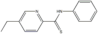 5-ethyl-N-phenyl-2-pyridinecarbothioamide Struktur