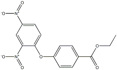 ethyl 4-(2,4-dinitrophenoxy)benzoate Struktur