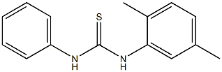 N-(2,5-dimethylphenyl)-N'-phenylthiourea Struktur