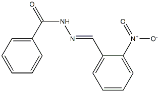 N'-[(E)-(2-nitrophenyl)methylidene]benzohydrazide Struktur