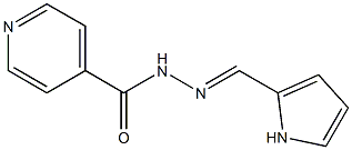 N'-[(E)-1H-pyrrol-2-ylmethylidene]isonicotinohydrazide Struktur