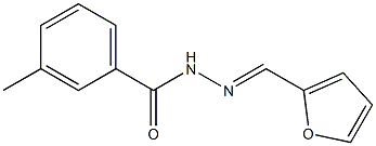 N'-[(E)-2-furylmethylidene]-3-methylbenzohydrazide Struktur