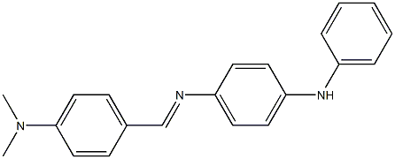 N-(4-anilinophenyl)-N-{(E)-[4-(dimethylamino)phenyl]methylidene}amine Struktur