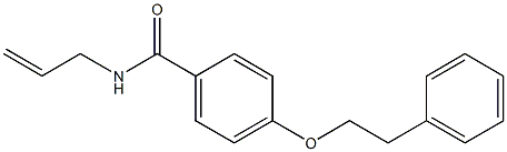 N-allyl-4-(phenethyloxy)benzamide Struktur