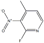 3-Nitro-2-fluoro-4-methylpyridine Struktur