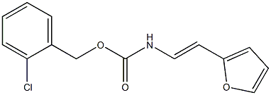 2-chlorobenzyl N-[(E)-2-(2-furyl)ethenyl]carbamate Struktur