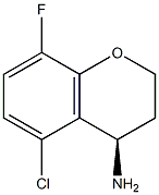 (R)-5-chloro-8-fluoro-3,4-dihydro-2H-chromen-4-amine Struktur