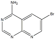 6-bromopyrido[2,3-d]pyrimidin-4-amine Struktur