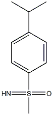 S-Methyl-S-(4-isopropylphenyl) sulfoximine ,95% Struktur