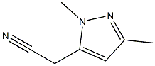 2-(1,3-Dimethyl-1H-pyrazol-5-yl)acetonitrile ,97% Struktur