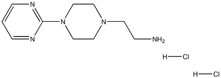 [2-(4-pyrimidin-2-ylpiperazin-1-yl)ethyl]amine dihydrochloride Struktur