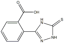 2-(5-thioxo-4,5-dihydro-1H-1,2,4-triazol-3-yl)benzoic acid Struktur