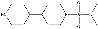 N,N-dimethyl-4,4'-bipiperidine-1-sulfonamide Struktur