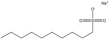 1-Decane sulfonic acid, sodium salt, HPLC grade Struktur