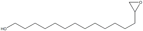 14,15-Epoxypentadecan-1-ol Struktur