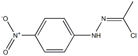 1-Chloroethanone p-nitrophenyl hydrazone Struktur