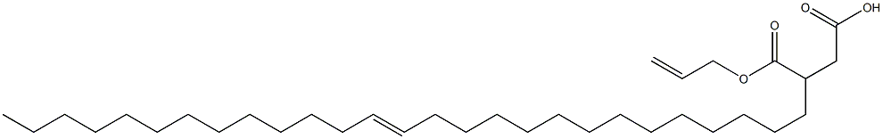 3-(14-Heptacosenyl)succinic acid 1-hydrogen 4-allyl ester Struktur