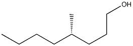 [S,(-)]-4-Methyl-1-octanol Struktur