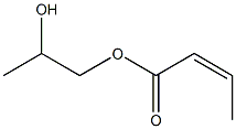 Isocrotonic acid 2-hydroxypropyl ester Struktur