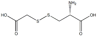 3-[(Carboxymethyl)dithio]-L-alanine Struktur