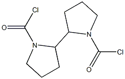 2,2'-Bipyrrolidine-1,1'-dicarboxylic acid dichloride Struktur