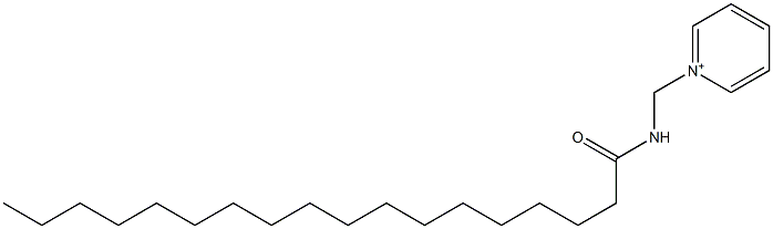 1-[[(1-Oxooctadecyl)amino]methyl]pyridinium Struktur