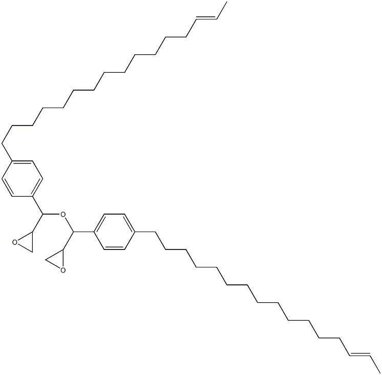 4-(14-Hexadecenyl)phenylglycidyl ether Struktur