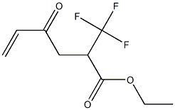 2-(Trifluoromethyl)-4-oxo-5-hexenoic acid ethyl ester Struktur