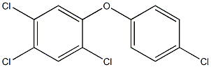 2,4,5-Trichlorophenyl 4-chlorophenyl ether Struktur