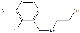 2-[[(2,3-Dichlorophenyl)methyl]amino]ethanol Struktur