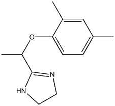 2-[1-(4-Methyl-2-methylphenoxy)ethyl]-2-imidazoline Struktur