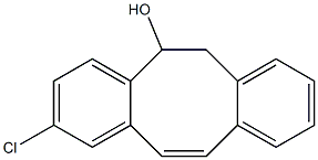 2-Chloro-5,6-dihydrodibenzo[a,e]cycloocten-5-ol Struktur