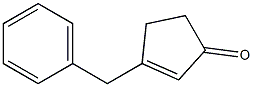 3-Benzyl-2-cyclopenten-1-one Struktur