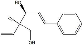 (1S,2R)-1-Styryl-2-methyl-2-vinyl-1,3-propanediol Struktur