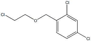 2,4-Dichloro-1-[(2-chloroethoxy)methyl]benzene Struktur