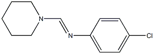 N-(Piperidinomethylene)-4-chloroaniline Struktur