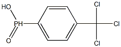 4-(Trichloromethyl)phenylphosphinic acid Struktur