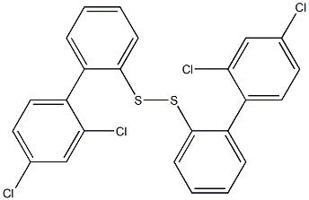 (2,4-Dichlorophenyl)phenyl persulfide Struktur