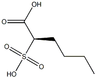 [R,(-)]-2-Sulfohexanoic acid Struktur