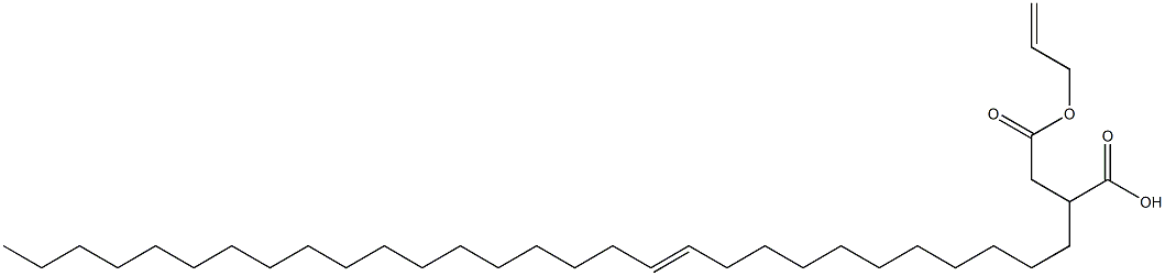 2-(11-Nonacosenyl)succinic acid 1-hydrogen 4-allyl ester Struktur