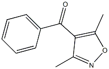 4-Benzoyl-3,5-dimethylisoxazole Struktur