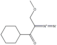 2-Diazo-1-cyclohexyl-3-methoxy-1-propanone Struktur