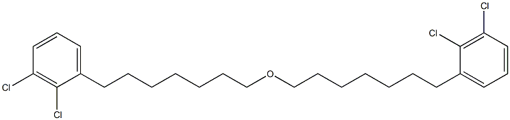 2,3-Dichlorophenylheptyl ether Struktur