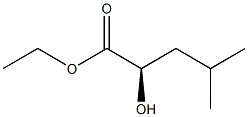 [R,(-)]-2-Hydroxy-4-methylvaleric acid ethyl ester Struktur