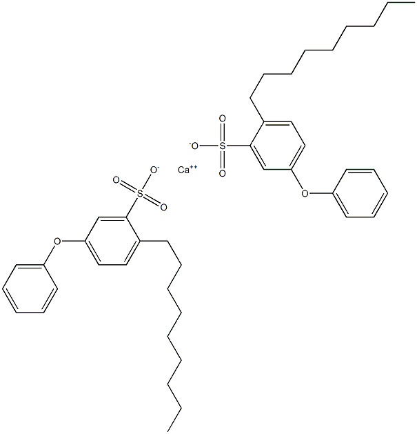 Bis(2-nonyl-5-phenoxybenzenesulfonic acid)calcium salt Struktur