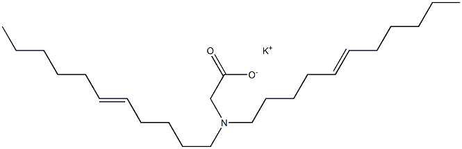 N,N-Di(5-undecenyl)aminoacetic acid potassium salt Struktur